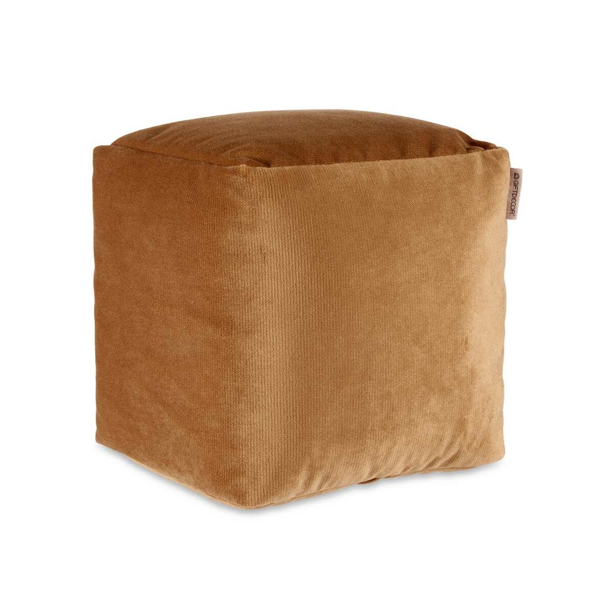 Puff Gift Decor Beige polystyren Sammet (4 antal)
